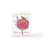 TutuSweet Ballerina Birthday Card
