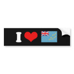 Tuvalu Flag Bumper Stickers