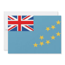 Tuvalu Flag Personalized Announcements