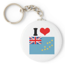 Tuvalu Flag Key Chains