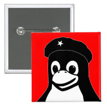 Tux Guevara - Customised Pins