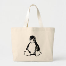 Tux Penguin - (Linux, Open Source, Copyleft, FSF) Canvas Bags