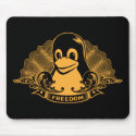 Tux Penguin - (Linux, Open Source, Copyleft, FSF) mousepads