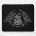 Tux Penguin - (Linux, Open Source, Copyleft, FSF) mousepads