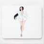 Tux White Mousepad