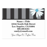 Tuxedo Blues High Fashion Boutique Floral Designer Business Card