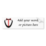 Tuxedo Bumper Sticker