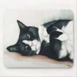 "Tuxedo Cat" Art Mouse Pad mousepads