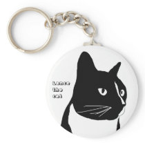 tuxedo cat key chain