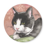 Tuxedo Cat magnets