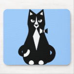 Tuxedo Cat mousepads