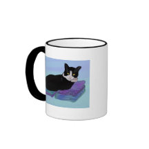 Tuxedo Cat Nap Mugs