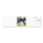 Tuxedo Cat on a Cushion Bumper Sticker