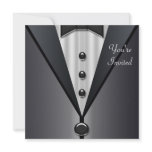 Tuxedo Party Dress Black Tie Formal Party invitations