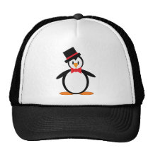 Tuxedo-Pengo Trucker Hat