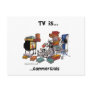 TV is... Commercials Post Cards