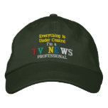 TV News Professional embroidered hats