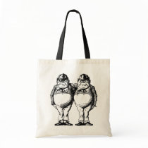 Tweedle Dee and Tweedle Dum Tote Bags