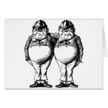 Tweedle Dee and Tweedle Dum Greeting Card