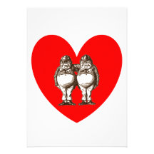 Tweedle Love Custom Invites