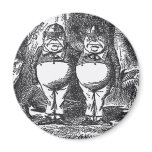 Tweedledum and Tweedledee Fridge Magnets