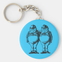 Tweedledum & Tweedledee Keychains