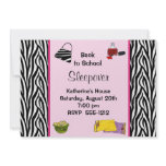 Tween Sleepover Invitation (#INV001)