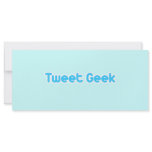 Tweet Geek rack cards