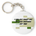tweet keychains