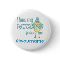 Tweet Me Mania! Pinback Buttons