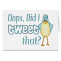 Tweet Me Mania! Greeting Cards