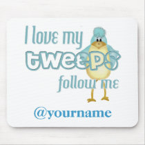 Tweet Me Mania! Mouse Pads
