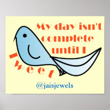 Tweet Poster Print