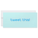 Tweet this rack cards