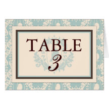 Tweet Tweet Boy Table Card C