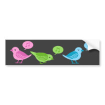 Tweet-Tweet-Tweet Funny twitter birds Bumper Stickers
