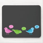Tweet-Tweet-Tweet Funny twitter birds mousepads
