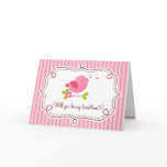 Tweetheart Bird Valentine's Day Card (Pink)