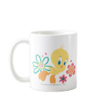 Tweety Green Line Flower Mug