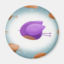 Tweety pie magnet
