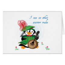 Twelfth Night Penguin Card