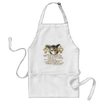 Twelfth Night Quote (Gold Version) Aprons