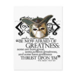 Twelfth Night Quote postcards