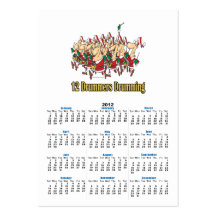 twelve drummers drumming 12th twelfth day business card template