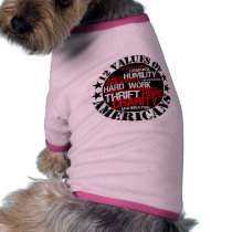 Twelve Values of Americans Pet Shirt