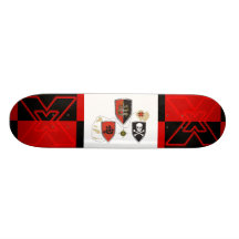 Twenty five skate boards