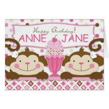 Twice the Fun GIRLS Card