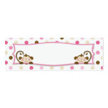 Twice the Fun GIRLS Skinny Gift Tag 2 business cards