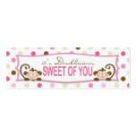 Twice the Fun GIRLS TY Skinny Gift Tag 2 business cards