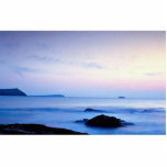 Twilight from Pentire, Cornwall, England photo sculptures